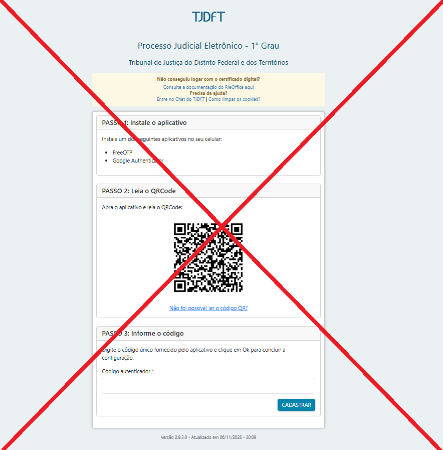 Print incorreto do QR Code